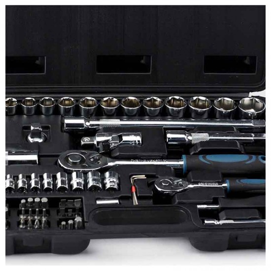 BORMANN Pro BHT5150 Καρυδάκια 1/2'' & 1/4'' 73τεμ (024682)