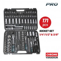 BORMANN Pro BHT5200 Καρυδάκια 1/2'', 1/4'' & 3/8'' Με Καστάνια 171τεμ (024699)