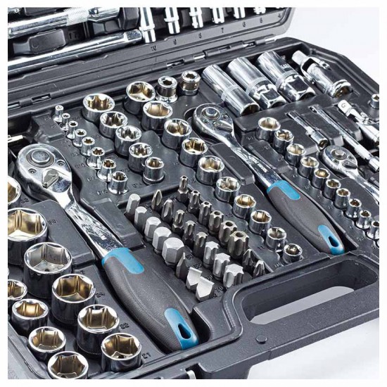 BORMANN Pro BHT5200 Καρυδάκια 1/2'', 1/4'' & 3/8'' Με Καστάνια 171τεμ (024699)