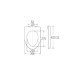BORMANN BTW1020 Κάλυμμα Λεκάνης Norma 425x366mm Soft Close, Duroplast, 2.46KG (025764)