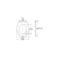 BORMANN BTW1040 Κάλυμμα Λεκάνης Libra 435x350mm Soft Close, Duroplast, 2.27KG (025788)
