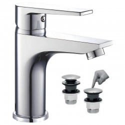 BORMANN Elite BTW3000 Μπαταρία Νιπτήρα Avra 35mm Αναμεικτική με Pop Up (026006)