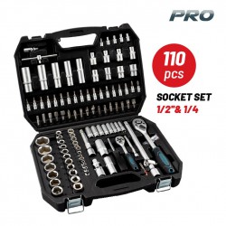 BORMANN Pro BHT5180 Καρυδάκια 1/2''& 1/4'' Σετ 110τεμ (028239)