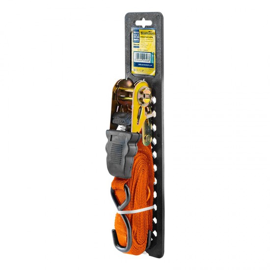 BORMANN Pro BRB1010 Ιμάντες Πρόσδεσης Καστάνιας 25mm x 5m,Αντοχή 1Ton (028468)