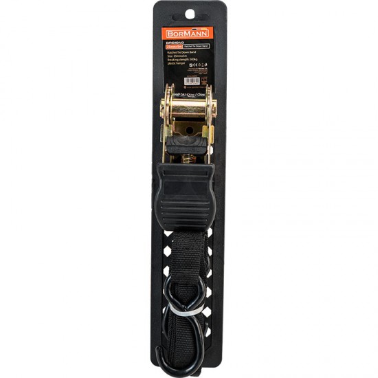 BORMANN Pro BRB1040 Ιμάντες Πρόσδεσης Καστάνιας 25mm x 5m,Αντοχή 0.5Ton (028499)