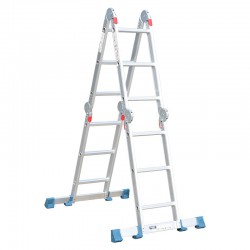 BORMANN Pro BHL5040 Σκάλα Πολυμορφική Αλουμινίου, 4x3 (029601)