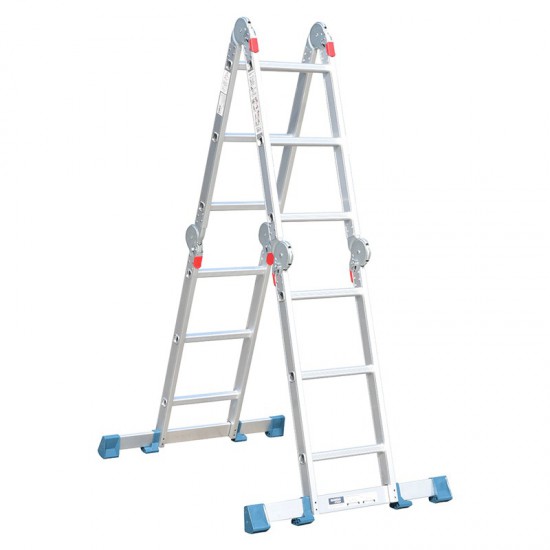 BORMANN Pro BHL5040 Σκάλα Πολυμορφική Αλουμινίου, 4x3 (029601)
