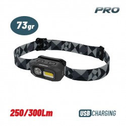 BORMANN Pro BPR6030 Φακός Κεφάλης, Επαναφορτιζόμενος (030027)