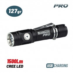 BORMANN Pro BPR6035 Φακός Επαναφορτιζόμενος, 1500Lm (030034)
