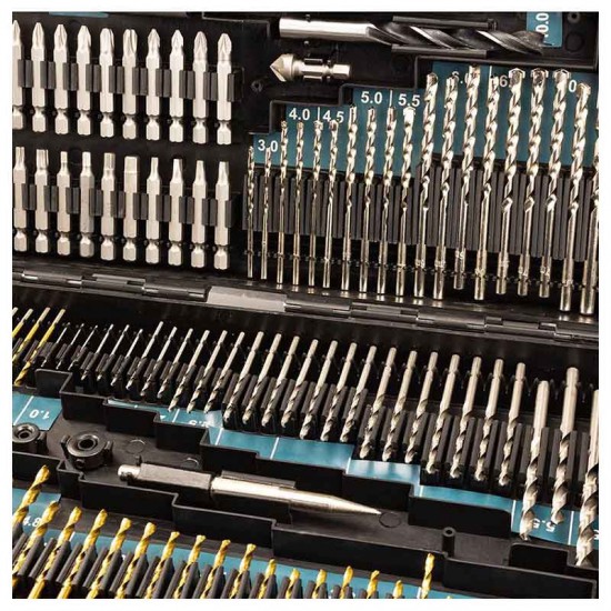 BORMANN Pro BHT1390 Σετ Τρυπάνια,Μύτες,Ποτηροτρύπανα & Καρυδάκια 246τεμ (030218)