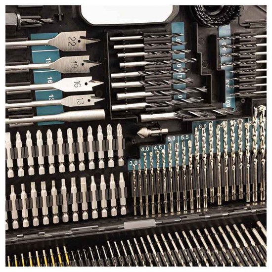 BORMANN Pro BHT1390 Σετ Τρυπάνια,Μύτες,Ποτηροτρύπανα & Καρυδάκια 246τεμ (030218)