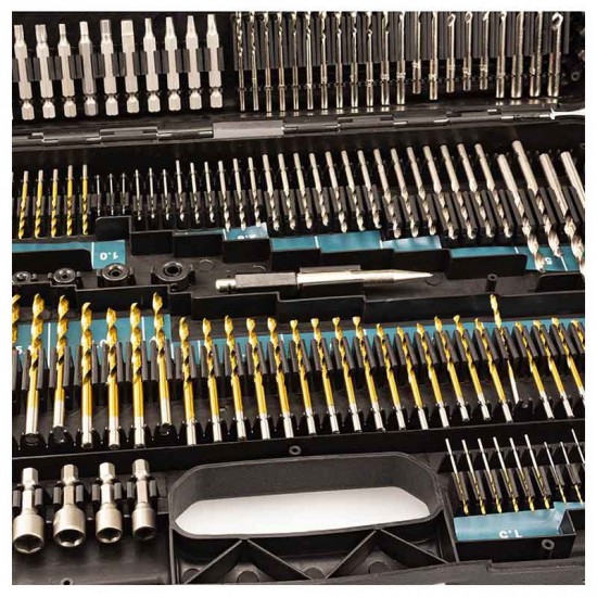 BORMANN Pro BHT1390 Σετ Τρυπάνια,Μύτες,Ποτηροτρύπανα & Καρυδάκια 246τεμ (030218)