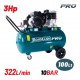 BORMANN Pro BAT5060 Αεροσυμπιεστής Ιμάντα 3Hp/100L (030836)