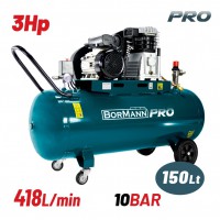 BORMANN Pro BAT5070 Αεροσυμπιεστής Ιμάντα,3Hp/150L (030843)