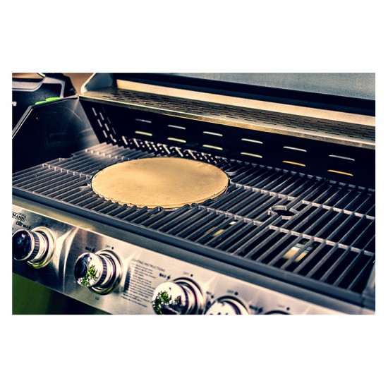 BORMANN Elite BBQ1225 Πλάκα Πίτσας Πέτρινη Φ29.5cm (033141)