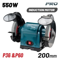 BORMANN Pro BDT2010 Δίδυμος Τροχός 200mm 550W (034377)