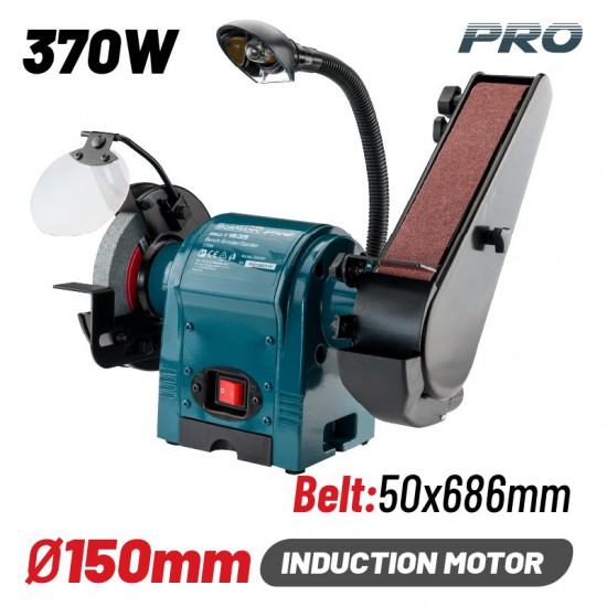 BORMANN Pro BDT1535 Δίδυμος Τροχός Με Φως 370W (034391)