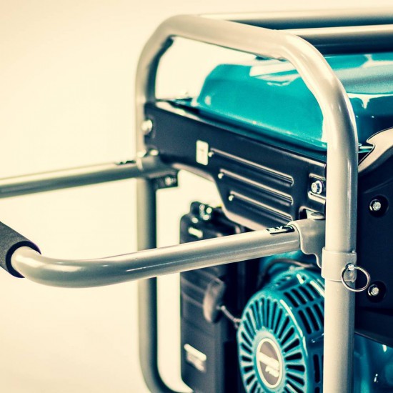 BORMANN Pro BGB6000 Γεννήτρια Βενζίνης 5000W,7kVA,420cc,75dB,AVR,Μίζα,Μπαταρία,Τροχοί (034438)