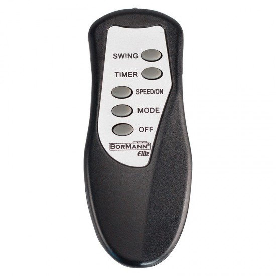 BORMANN Elite BFN6020 Ανεμιστήρας Ορθοστάτης 40CM,40W με Τηλεχειριστήριο, Μαύρο (034742)