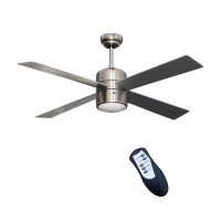 BORMANN Elite BFN6110 Ανεμιστήρας Οροφής 120CM, 70W, Με Τηλχειριστήριο & Φως, Ασημί (034766)