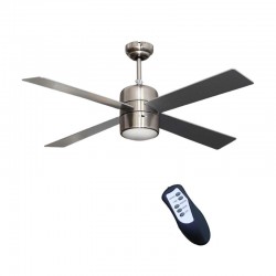 BORMANN Elite BFN6110 Ανεμιστήρας Οροφής 120CM, 70W, Με Τηλχειριστήριο & Φως, Ασημί (034766)