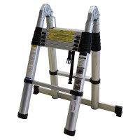 BORMANN Pro BHL5720 Σκάλα Τηλεσκοπική Αλουμινίου, 14 Σκαλιά (034865)