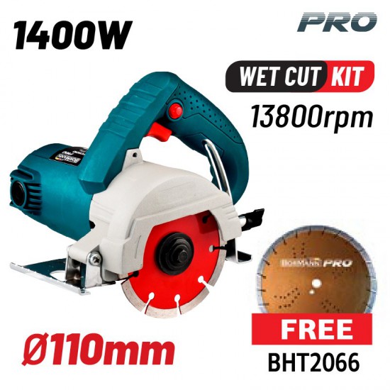 BORMANN Pro BTC5010 Κόφτης Πλακιδίων Ηλεκτρικός 1400W, Φ110mm (034872)