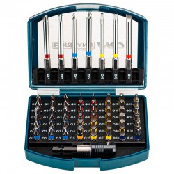 BORMANN Pro BHT1610 Σετ Μύτες & Αντάπτορας,ΑτσάλιS2, 56τεμ (035480)