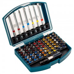 BORMANN Pro BHT1610 Σετ Μύτες & Αντάπτορας,ΑτσάλιS2, 56τεμ (035480)
