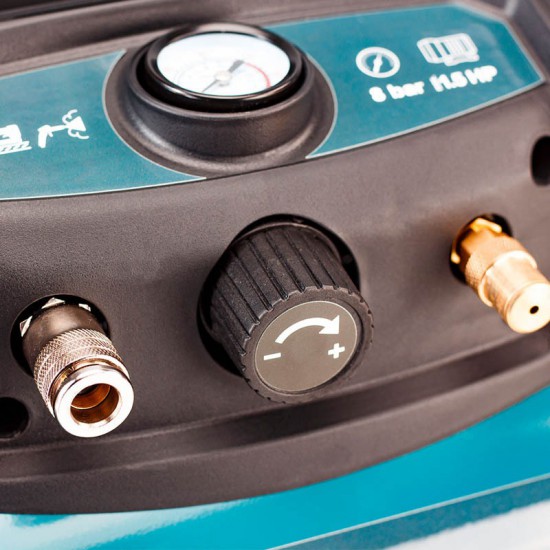 BORMANN Pro BAT5100 Αεροσυμπιεστής Oil-Less 1.5Hp/6Lt (035541)