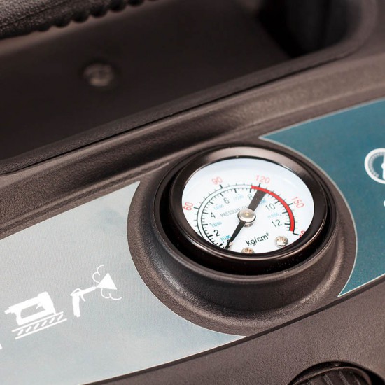 BORMANN Pro BAT5100 Αεροσυμπιεστής Oil-Less 1.5Hp/6Lt (035541)