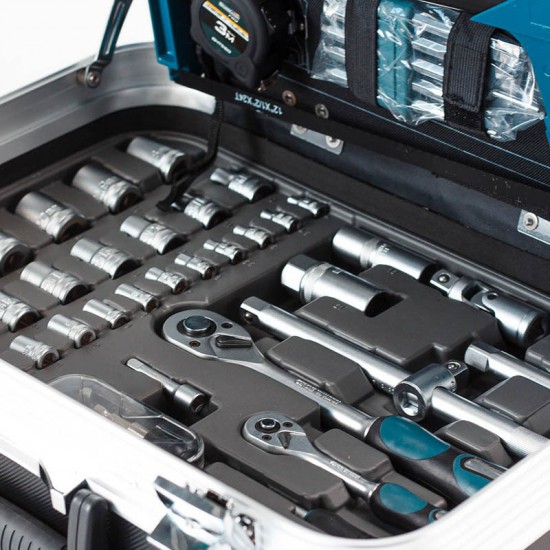 BORMANN Pro BHT5210 Εργαλεία Σετ 132τεμ,Cr-V Σε Τροχήλατη Βαλίτσα ABS (035800)