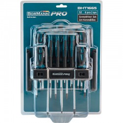 BORMANN Pro BHT1665 Σετ 20τεμ Κατσαβίδια (7xSL, 5xPH, 4xTorx & 4xPrecision),S2 (036609)