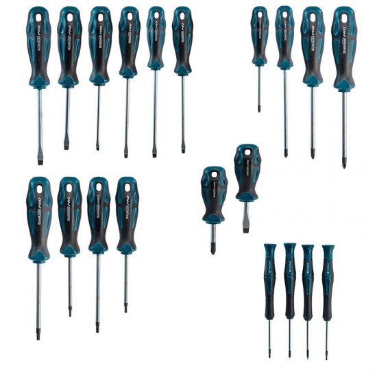 BORMANN Pro BHT1665 Σετ 20τεμ Κατσαβίδια (7xSL, 5xPH, 4xTorx & 4xPrecision),S2 (036609)