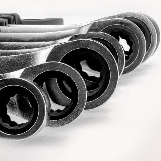 BORMANN Pro BHT1668 Σετ 8τεμ Γερμανοπολύγωνα Καστάνιας,8,10,12-15,17,19mm,Crv (036630)