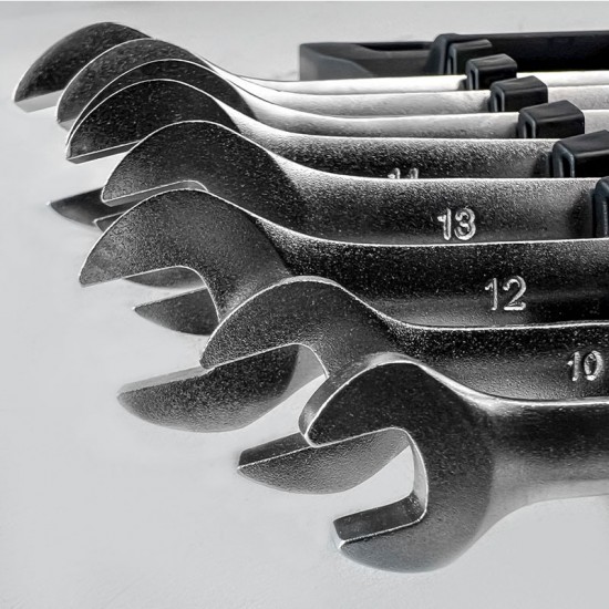 BORMANN Pro BHT1668 Σετ 8τεμ Γερμανοπολύγωνα Καστάνιας,8,10,12-15,17,19mm,Crv (036630)