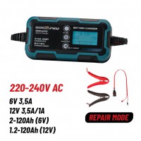 BORMANN Pro BBC4010 Φορτιστής-Συντηρητής Μπαταρίας Αυτοκίνητου 6/12V - 3.5A (037224)