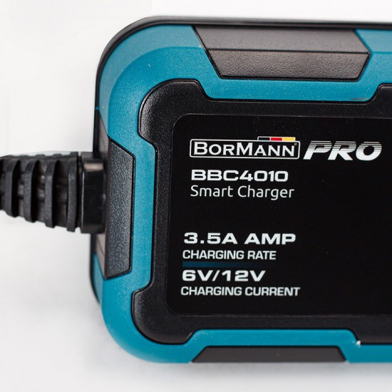 BORMANN Pro BBC4010 Φορτιστής-Συντηρητής Μπαταρίας Αυτοκίνητου 6/12V - 3.5A (037224)