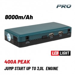 BORMANN Pro BBC8010 Εκκινητής & PowerBank 8000Mah/400Α (037293)