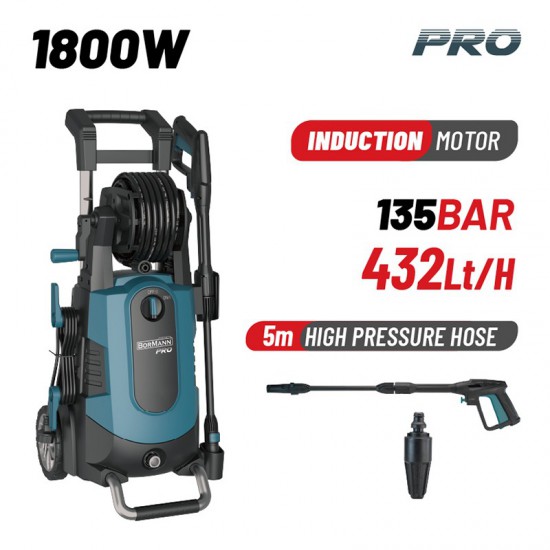BORMANN Pro BPW4300 Πλυστικό Υψηλής Πίεσης 1800W (037408)