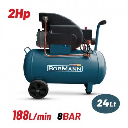 BORMANN BAT5002 Αεροσυμπιεστής Μονομπλόκ 2Hp/24L (042389)