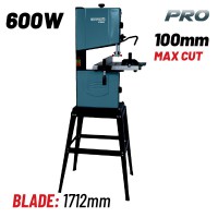 BORMANN Pro BBS2600 Πριονοκορδέλα Ξύλου 600W, Πλάτος 240mm Με Βάση (043102)