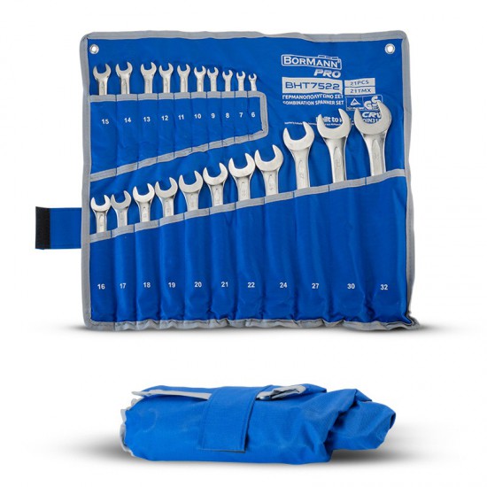 BORMANN Pro BHT7522 Γερμανοπολύγωνο Σετ 21τμχ (047919)