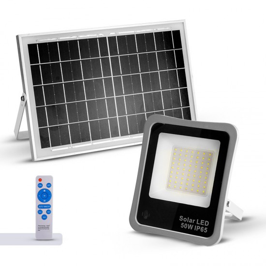 BORMANN BLF2150 Προβολέας Ηλιακός Led 50W, Αδιάβροχος, Φωτοβολταϊκό Πάνελ,Αισθητήρα Φωτος (049197)