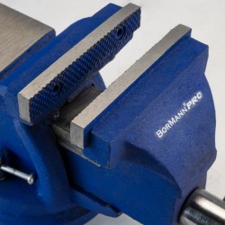 BORMANN Pro BBV3205 Μέγγενη Άθραυστη Περιστρεφόμενη με Αμόνι, 150mm, 14.5kg, S.G. IRON (049296)