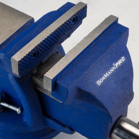 BORMANN Pro BBV3005 Μέγγενη Άθραυστη Περιστρεφόμενη Με Αμόνι, 100mm, 7.2KG, S.G IRON (049272)