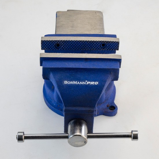 BORMANN Pro BBV3005 Μέγγενη Άθραυστη Περιστρεφόμενη Με Αμόνι, 100mm, 7.2KG, S.G IRON (049272)