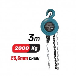 BORMANN BPA9231 Παλάγκο Αλυσίδας 2T, 3M, Διάμετρος Αλυσίδας 5.6mm (049333)