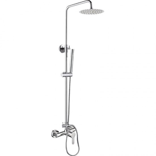 BORMANN Elite BTW3355 Στήλη Ντους Sunny Σταθερή,με Μπαταρία & Σετ Ντους Με Διανομέα (049623)