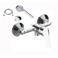 BORMANN Elite BTW3370 Μπαταρία Μπάνιου Spring, 35mm, Αναμεικτική, 610G Με Σετ Ντους (049654)